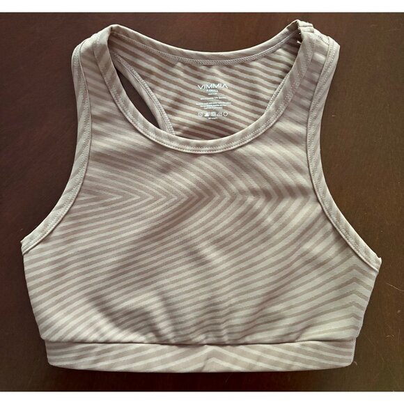VIMMIA X Energy Wave Basic Bra Sports Bra in Vintage Rose Striped Size XS NWOT - Picture 3 of 8